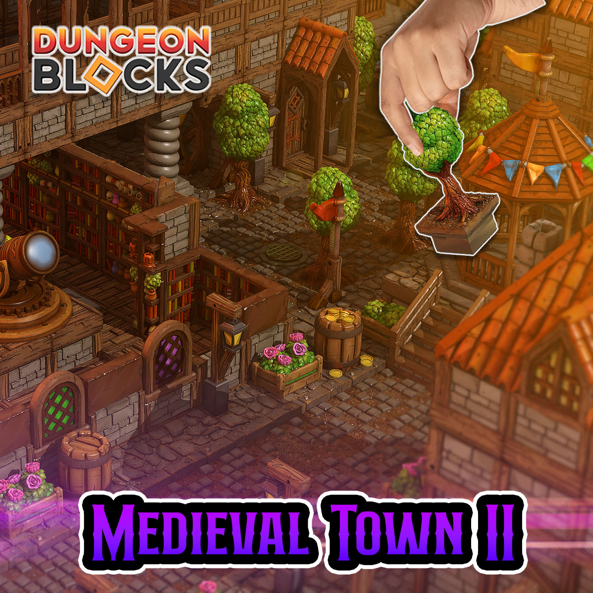 THE MEDIEVAL TOWN Part.2 (Dungeon Blocks)